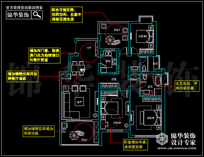金地自在城C1戶(hù)型126平米 戶(hù)型